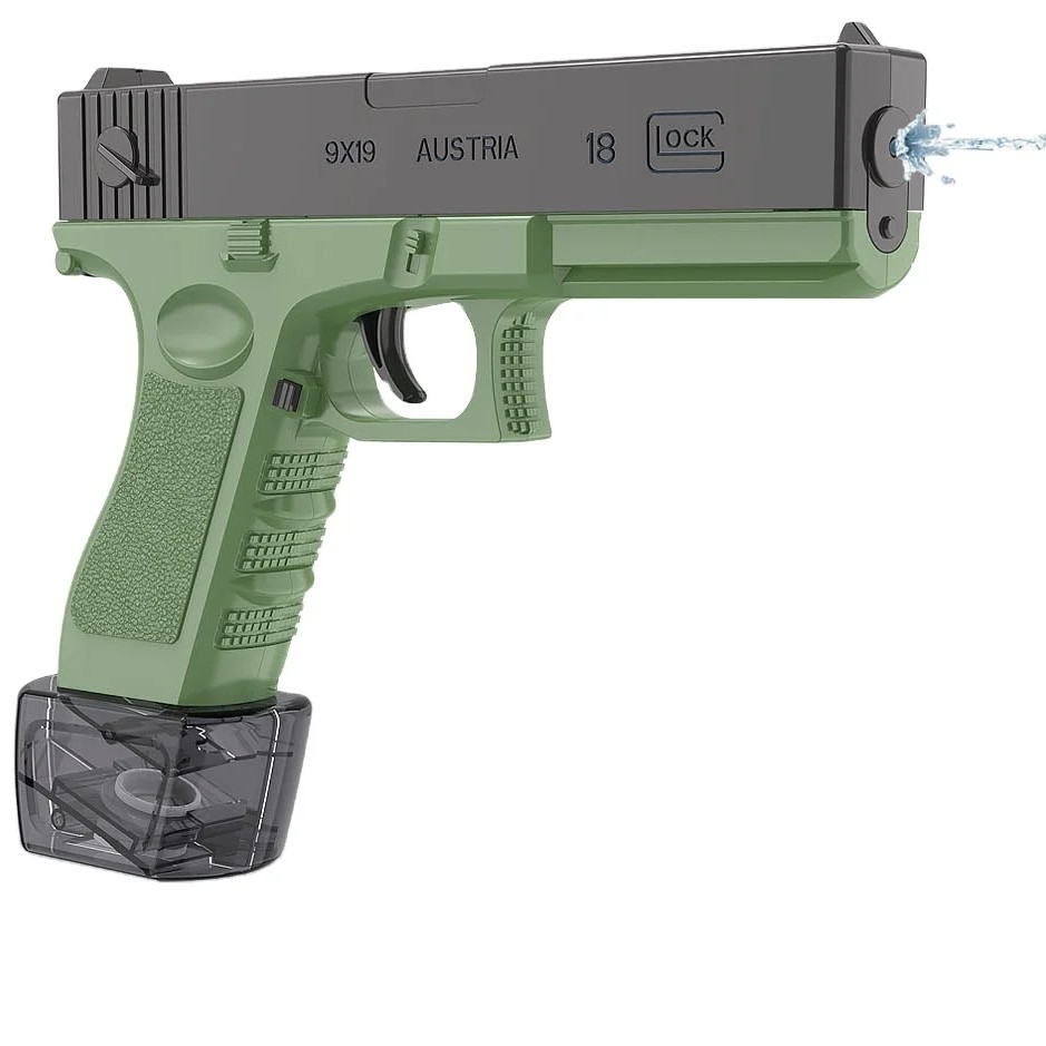 Pistol cu ​​apă Glock 18. Verde